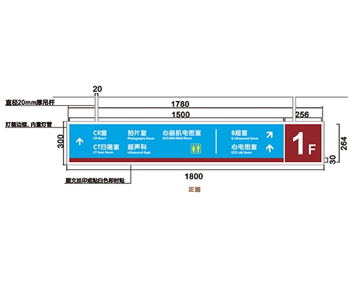 陕西过道导视牌