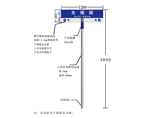 陕西民政标识牌(地名)